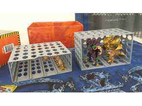 Monsterpocalypse miniatures tray 3D model