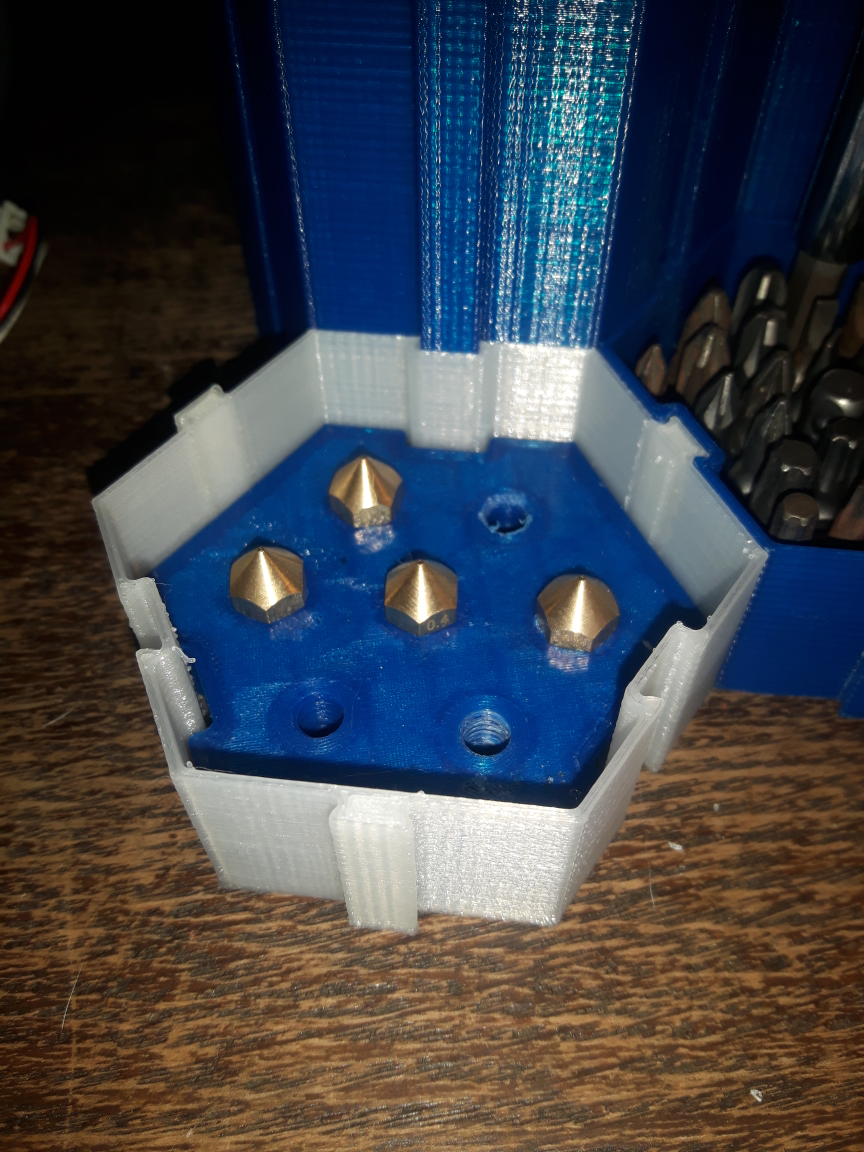 Nozzle module for Modular Pencil/Tool boxes