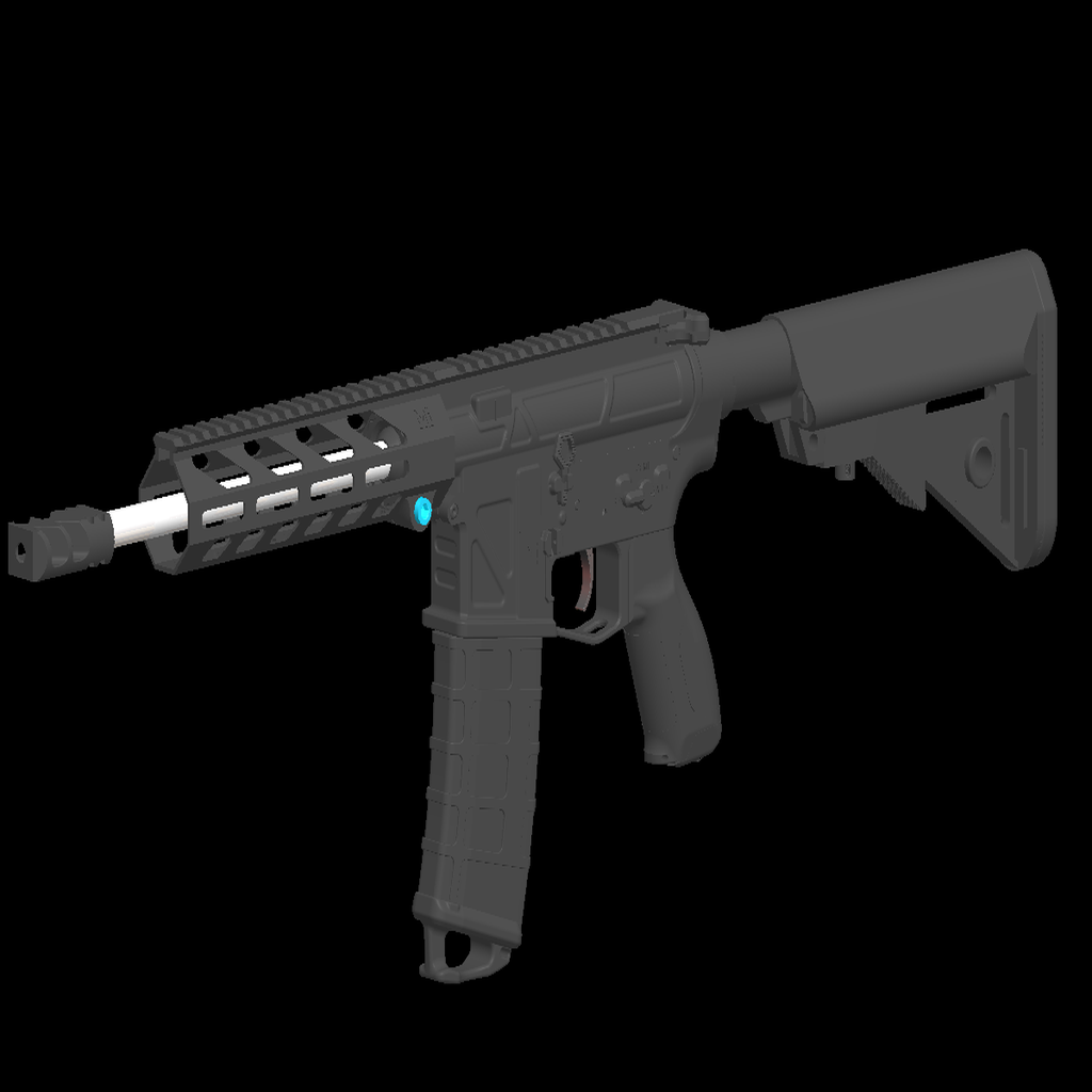 STL file Airsoft M16 fixed stock for M4 / AR-15 ASG - design for Double  Eagle 904 🔫・Model to download and 3D print・Cults