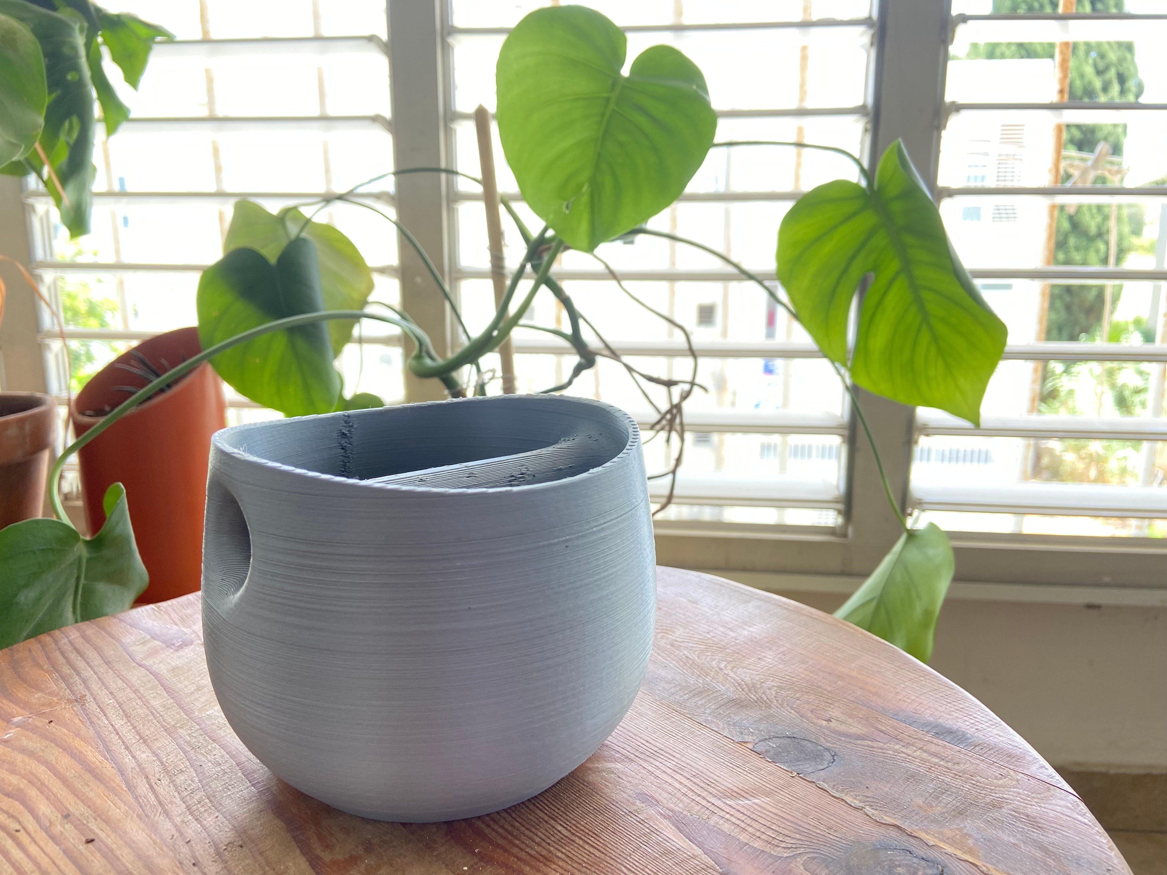 Coffee Knock box - coffee maker countertop bin