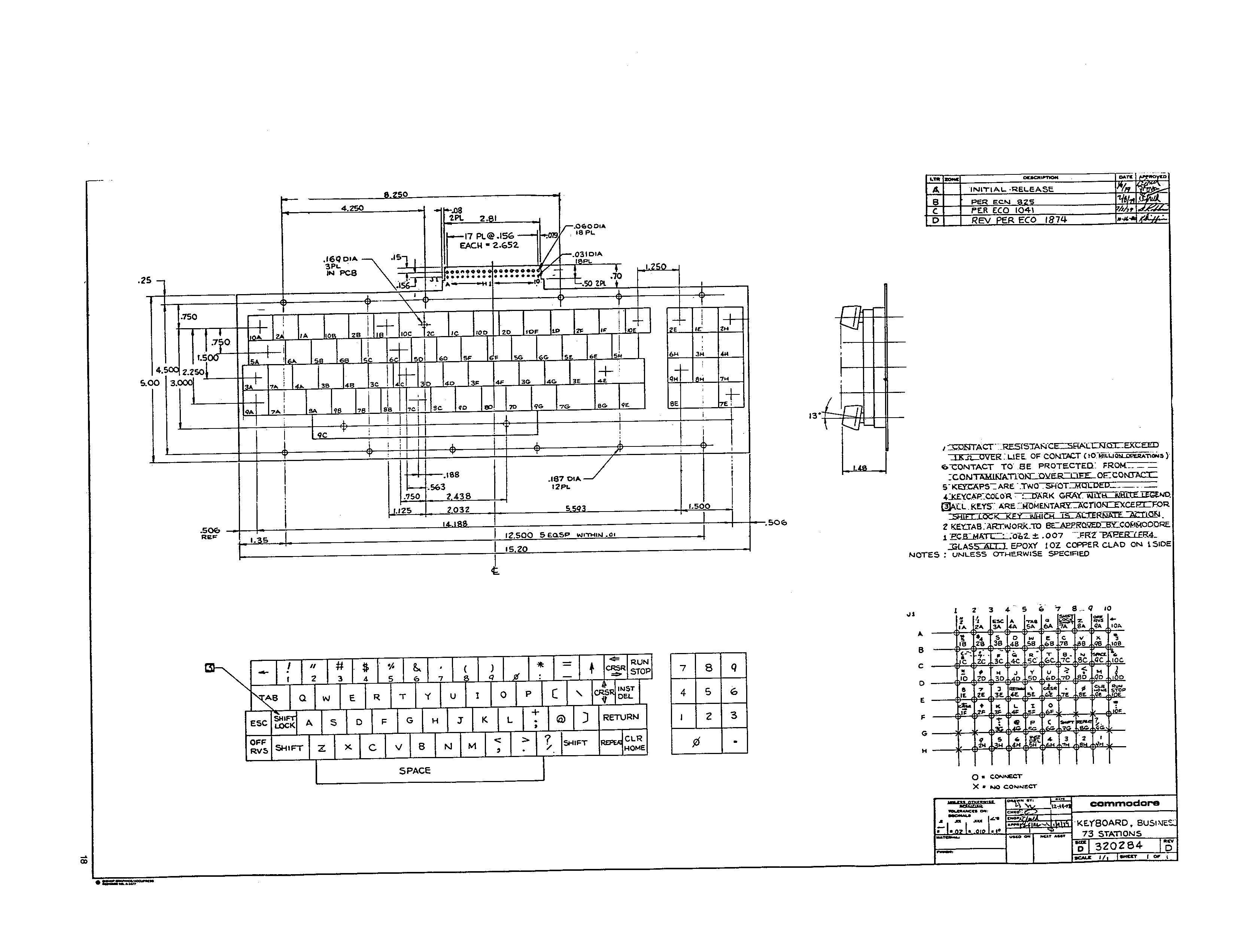 Commodore PET Replacement Keyboards