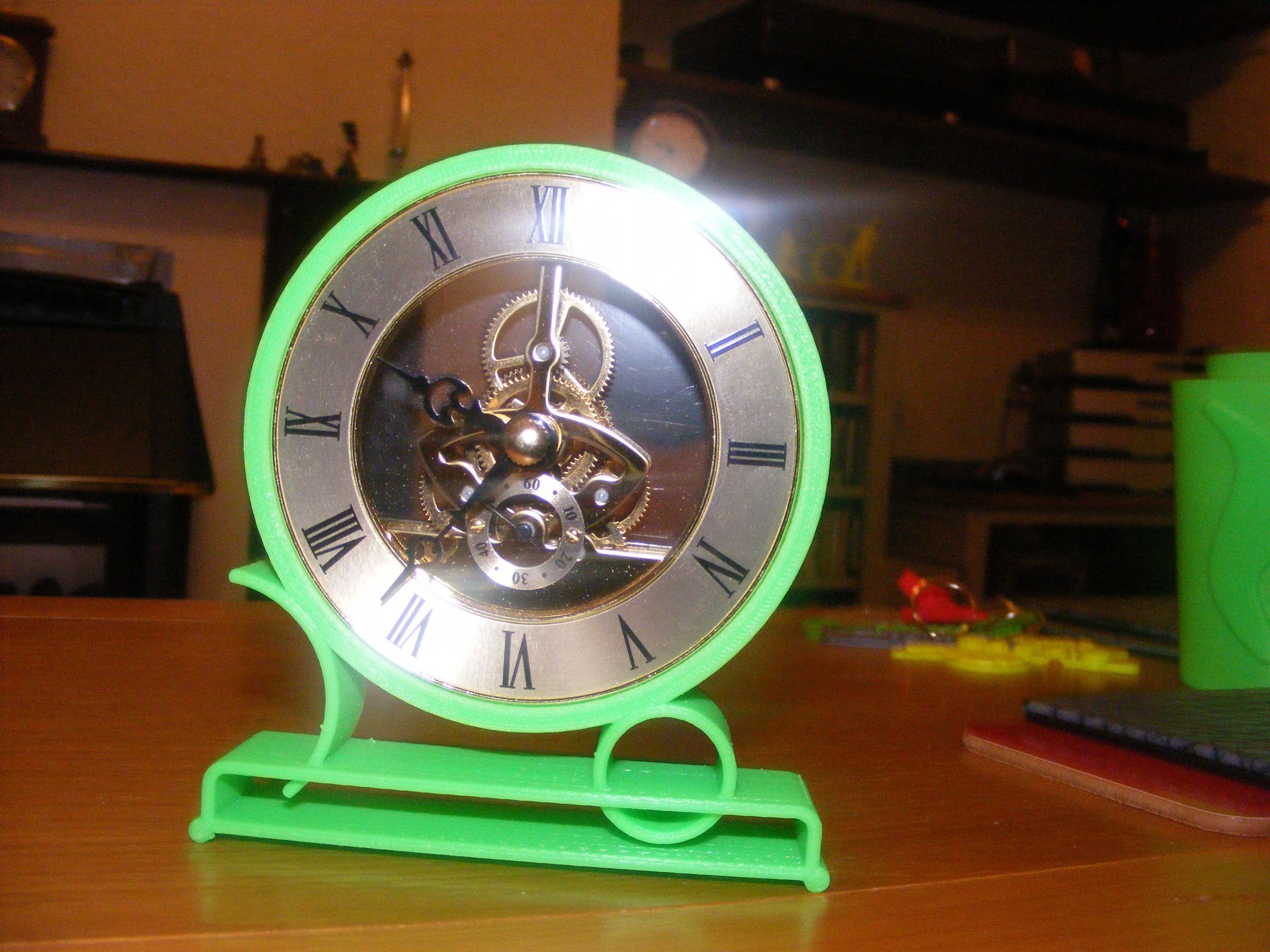 skeleton clock
