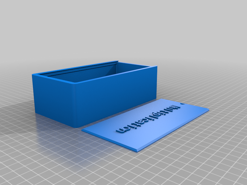 Flash Card Box with Lid Multiplication