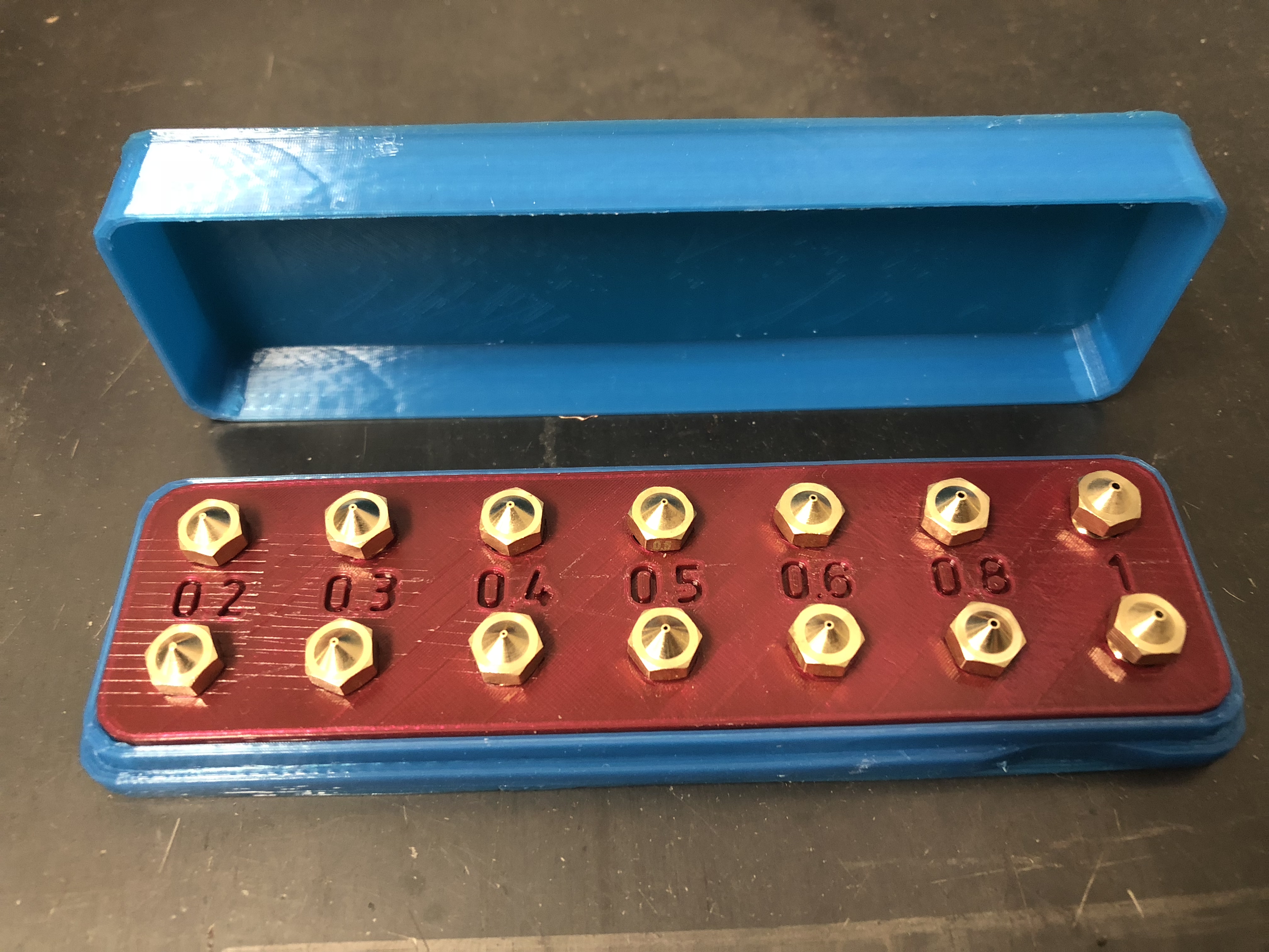Nozzle Box with 7 sizes (14 Nozzles)