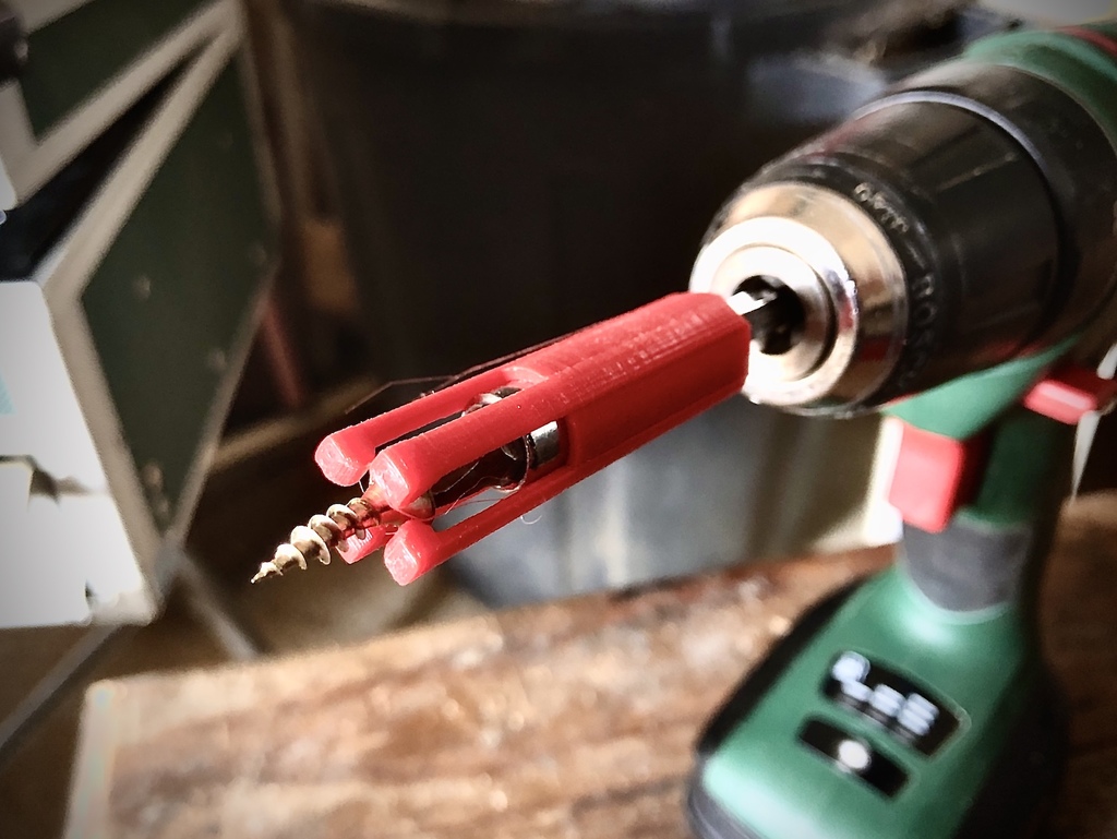 Screw holder for drill