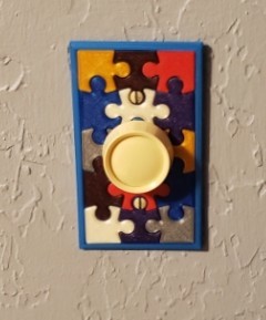 Puzzle Light Switch Plate