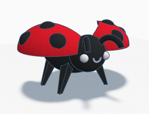 Ladybug plant pot