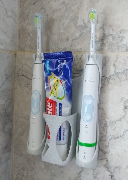 Dual Philips Sonicare Toothbrush Holder