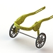 wheelchair for small dogs 3D model
