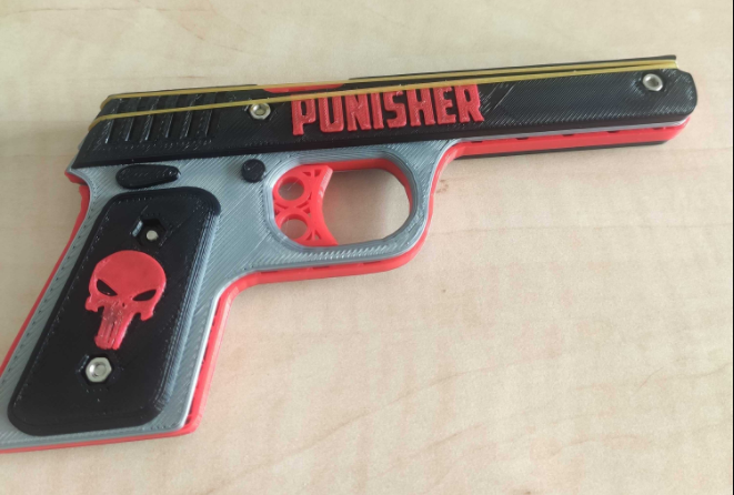 Punisher Rubberband Gun