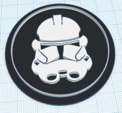 Stormtrooper Helmet  Modular Logo Insert