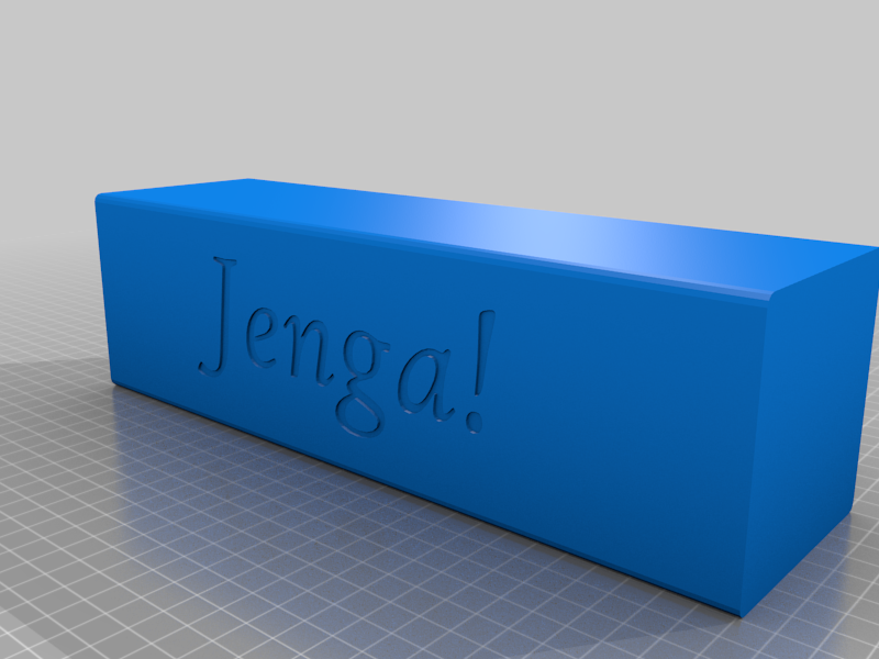 Jenga "jumbling tower" case