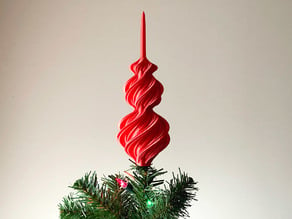 Small Spiral Tree Topper