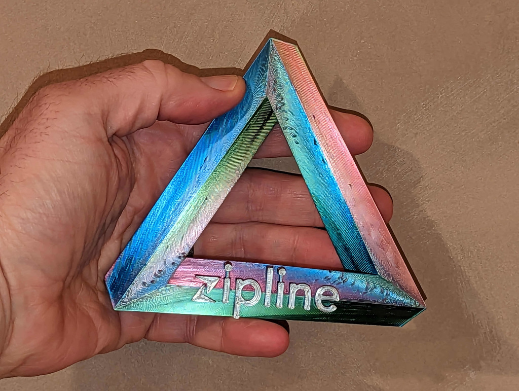 zipline logo 3D