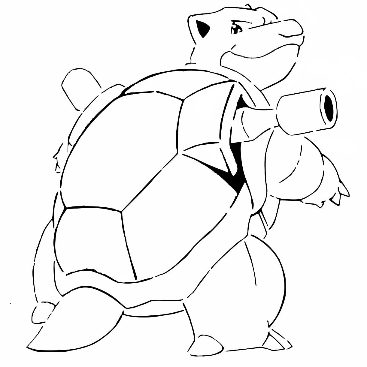 Blastoise stencil