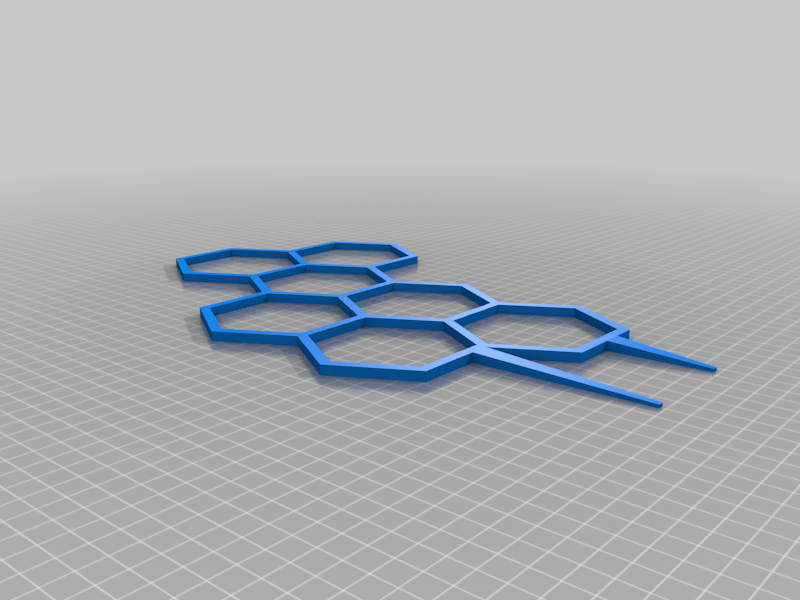 Unsplit Hexagon Plant Trellis