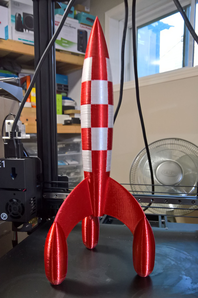 IDEX Tintin Rocket / Fusée - Easy Print