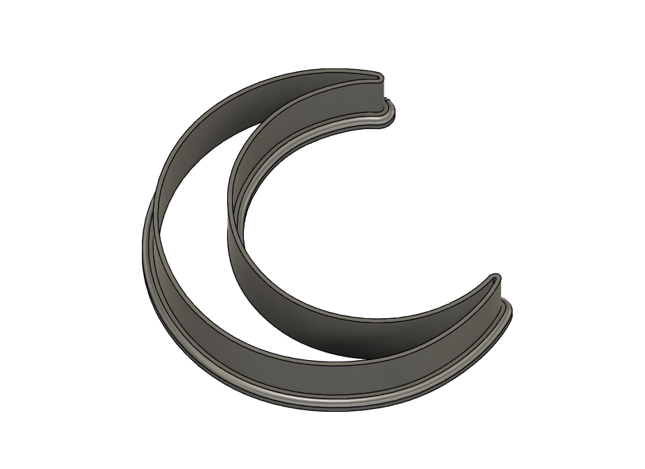 Crecent moon cutter.