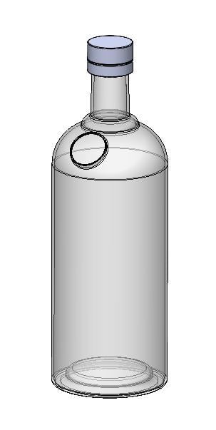 ABSOLUT VODKA 1 Liter bottle