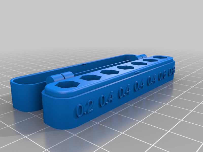 Print in Place Nozzle Box for wrench size 7 mm