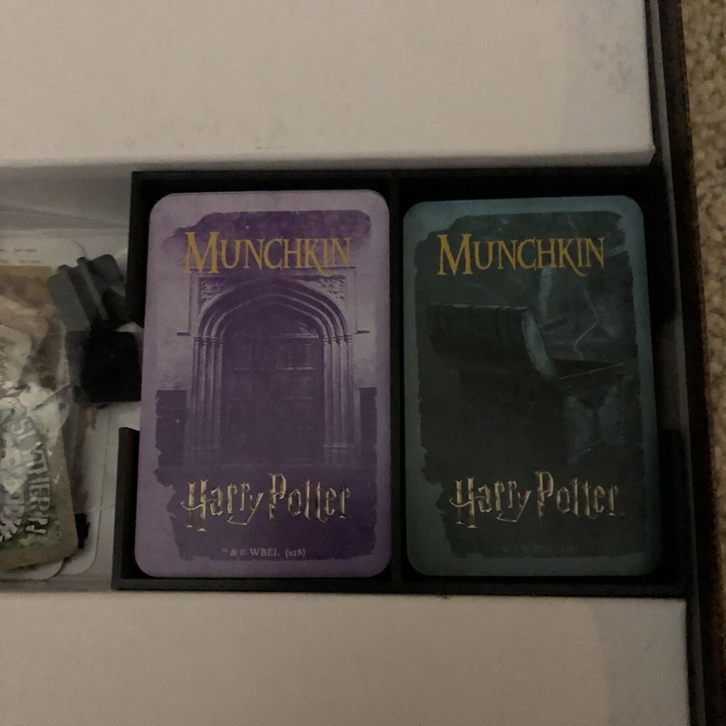Basic Card Tray for Harry Potter Munchkin game