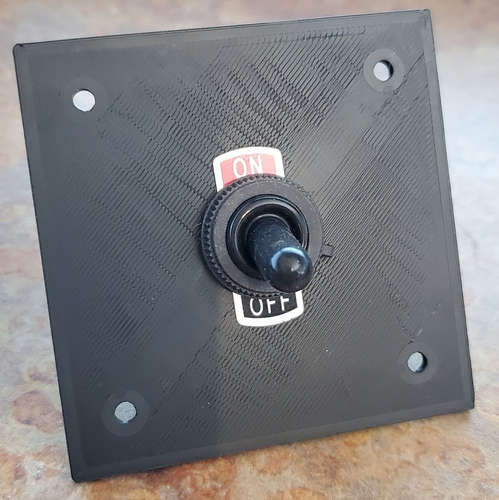 Pinball Power Switch Plate