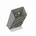 Remoteholder Sasmung/ fernbedieung side mount 3D model