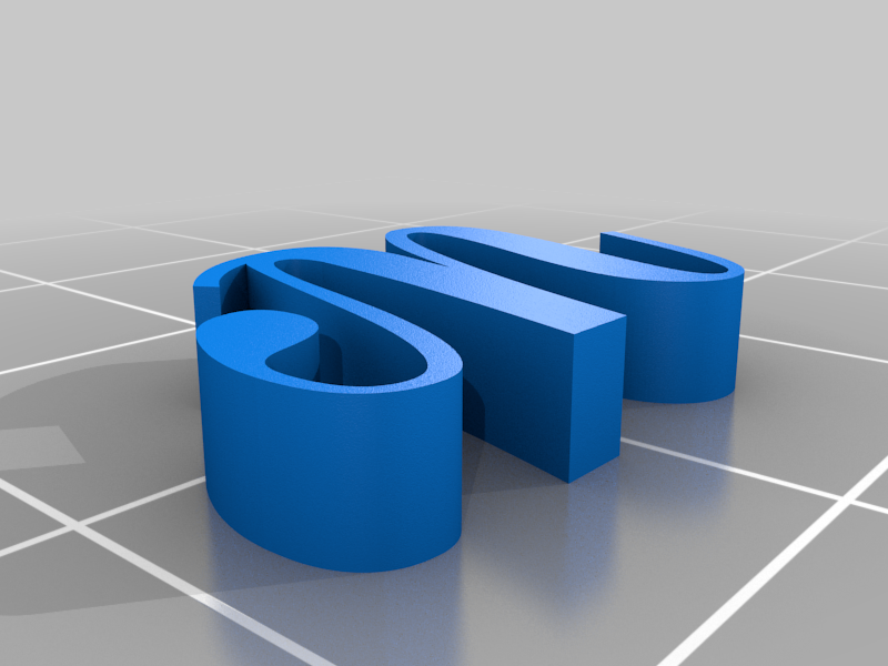  3d letters font numbers stl