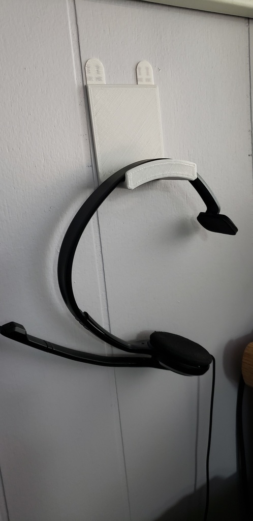 Flat back headphone holder