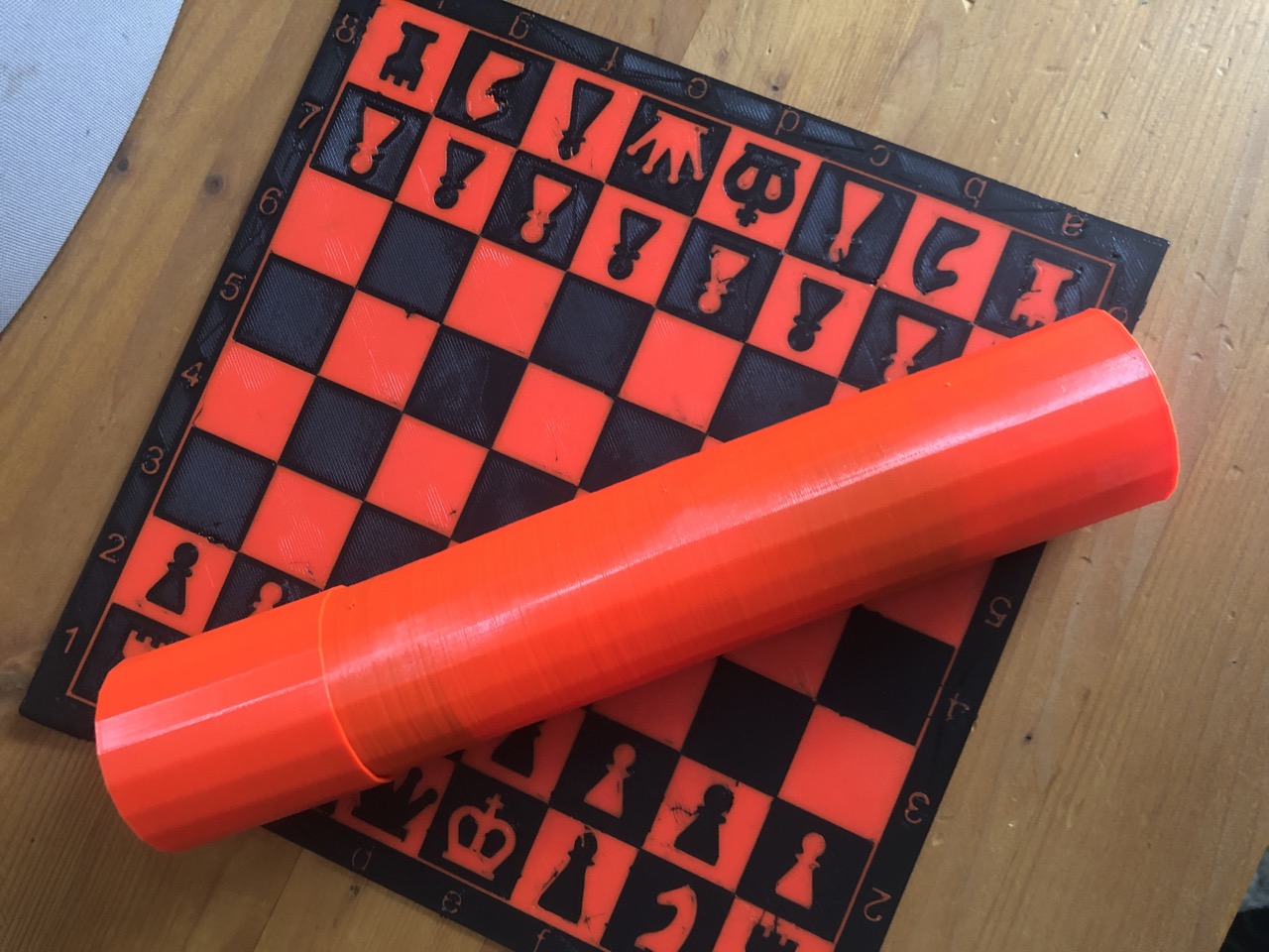 Cylindrical Container for Chess Set "ChessCylinder" by Porshen
