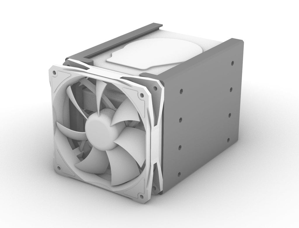 4x3.5 HDD bay with fan