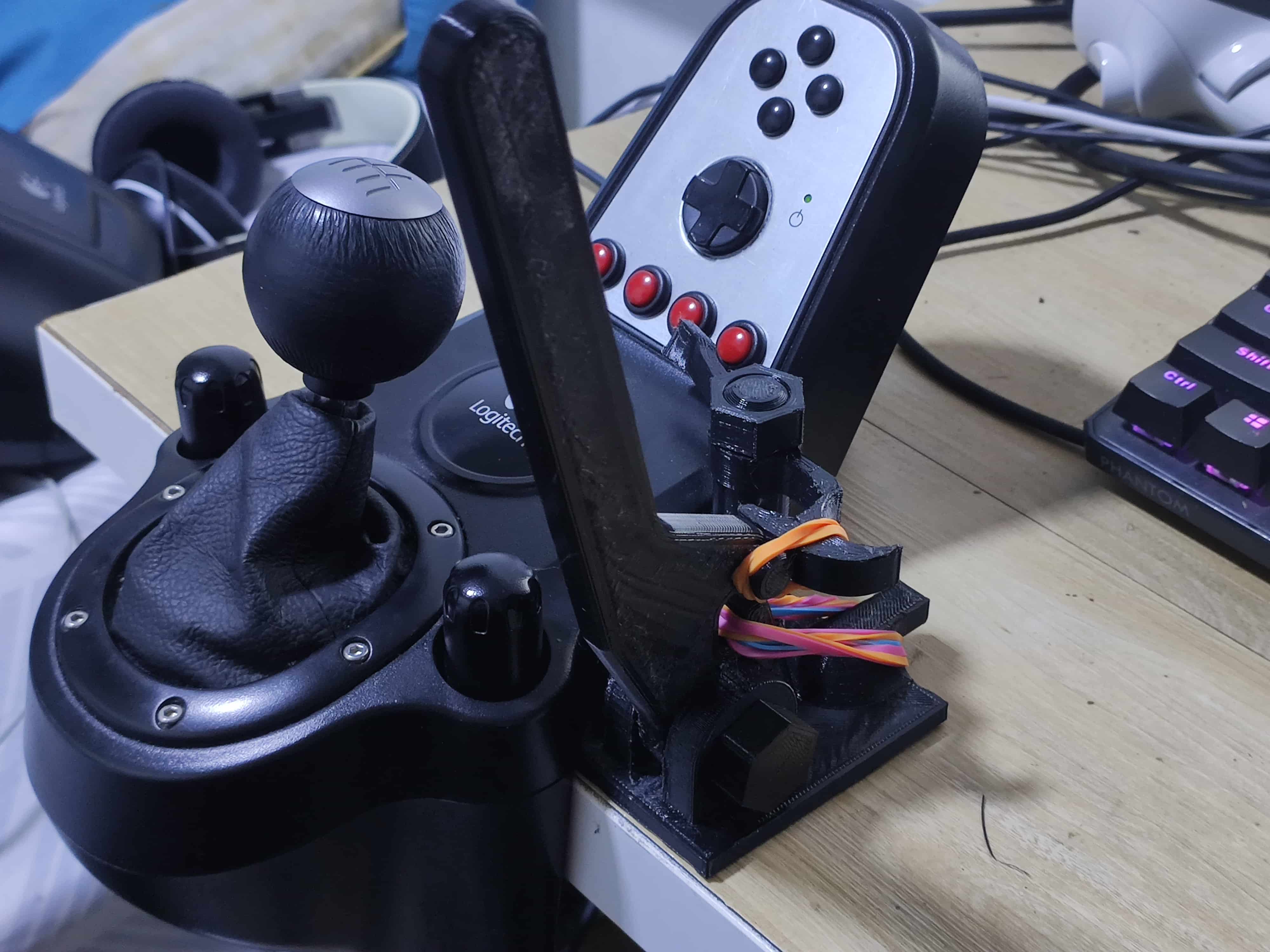 Logitech G27 / G25 Handbrake (No wiring, screws)