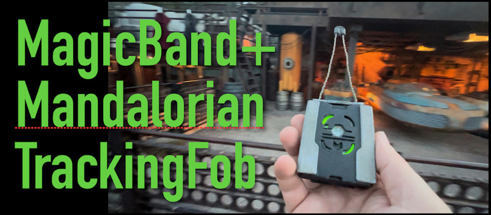 MagicBand+ Mandalorian Tracking Fob for Star Wars Galaxy's Edge game Batuu Bounty Hunters 