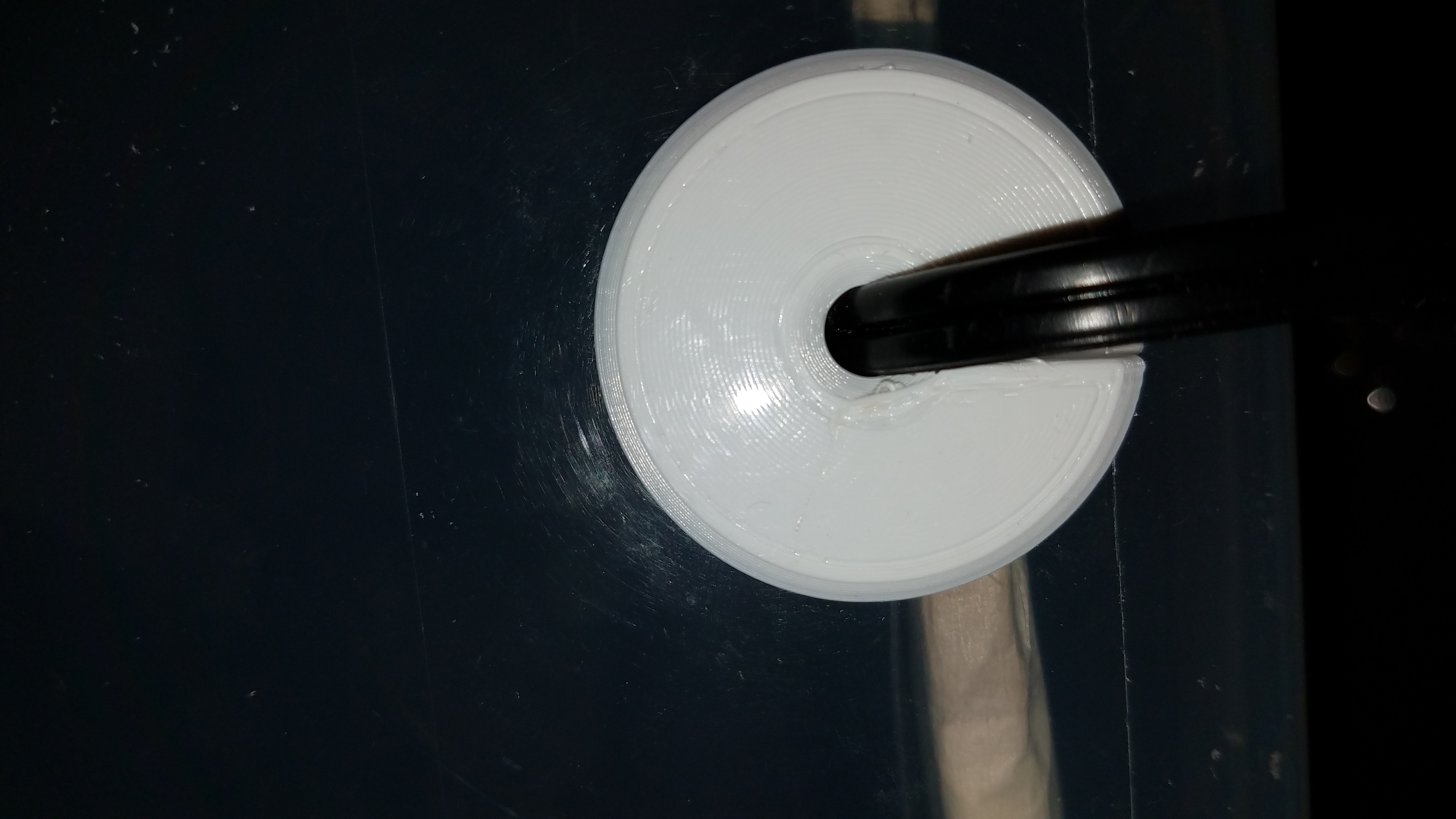 threaded through hole with slot