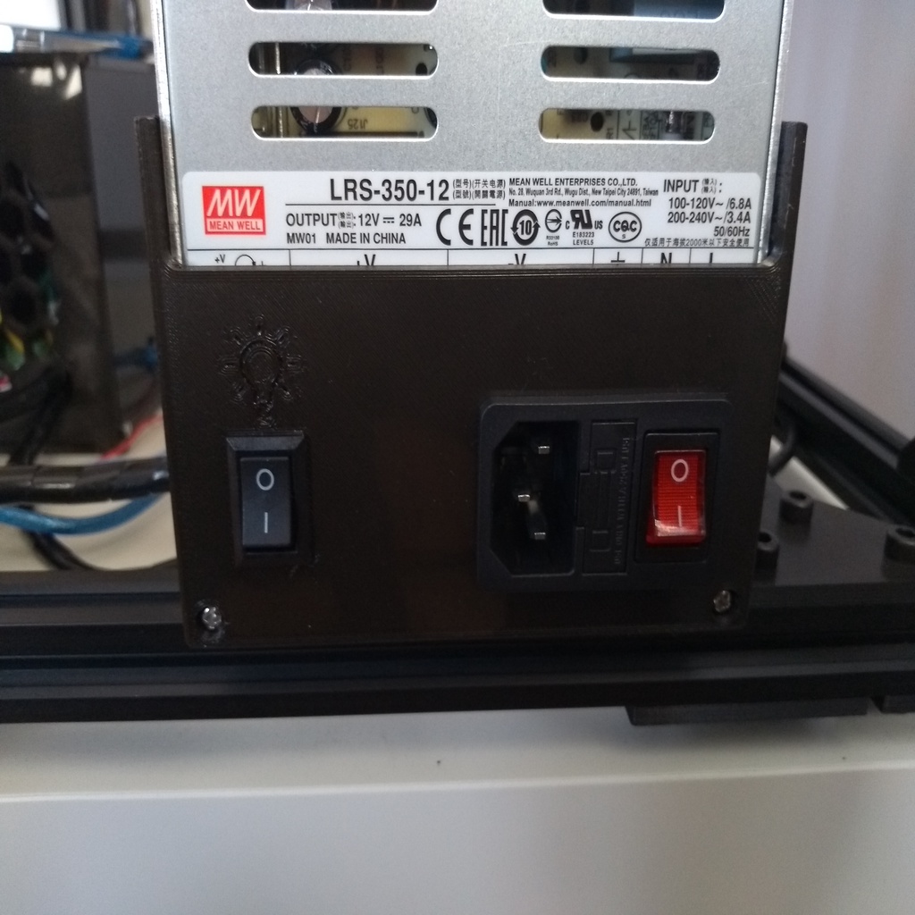 Meanwell LRS-350 PSU case D-Bot