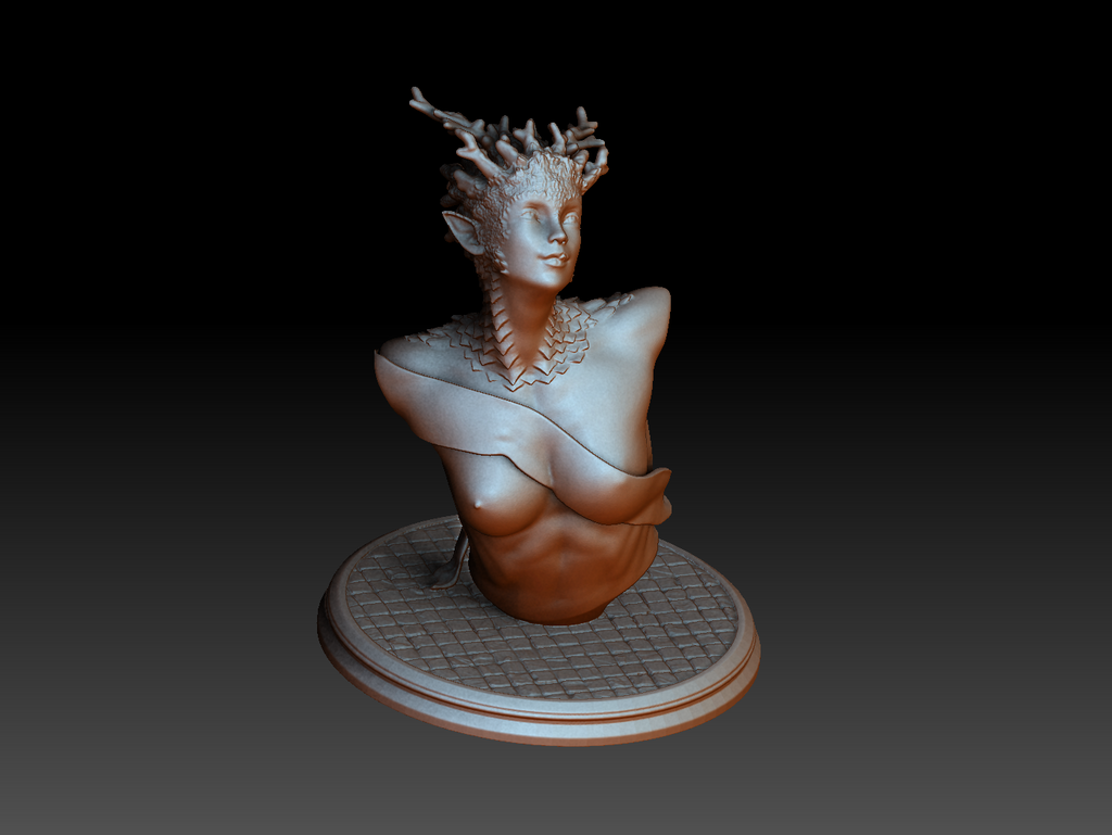 Nymph bust