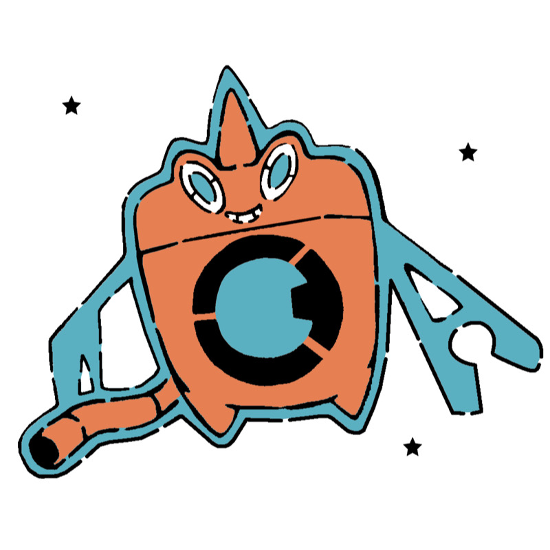 Wash Rotom 5 layer stencil