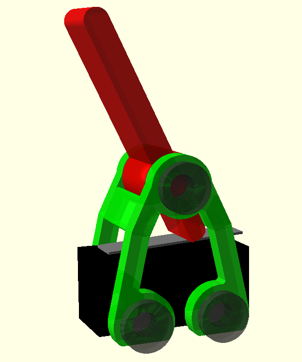 Toggle / lever swich from mouse microswitch