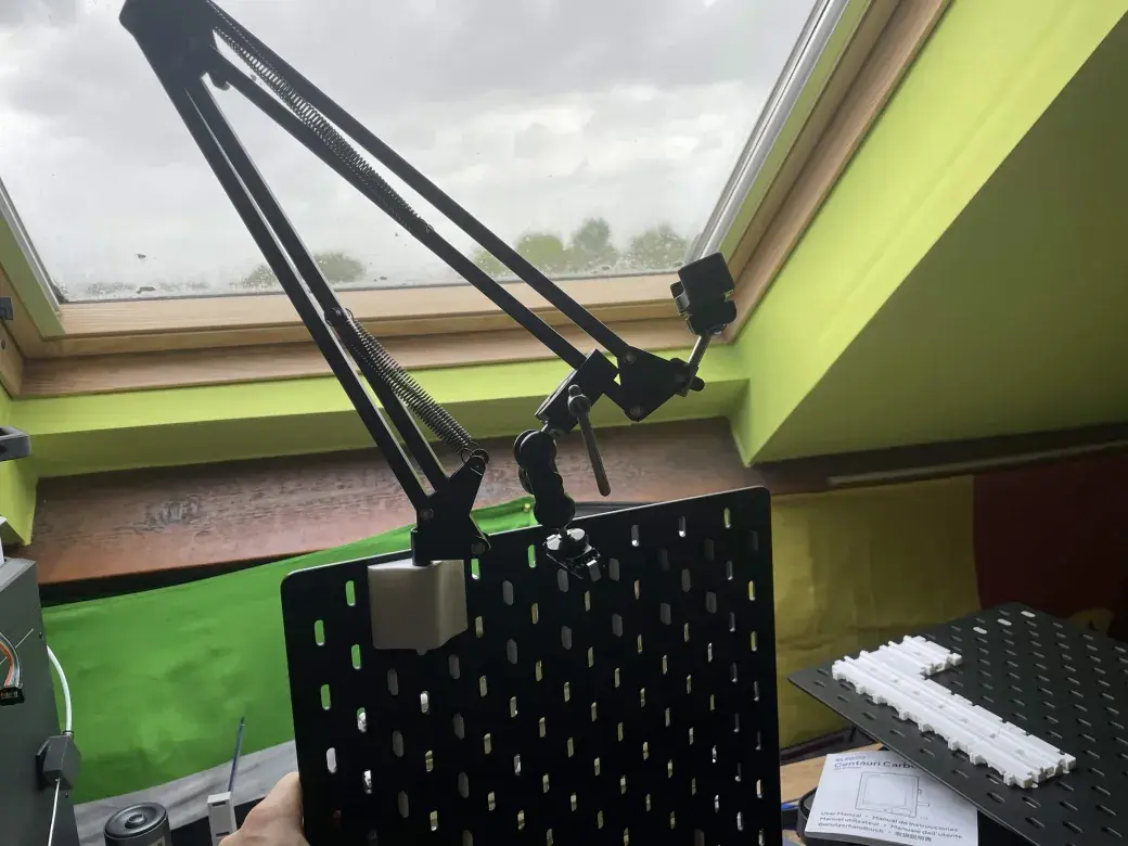 IKEA Skadis BoomArm mount