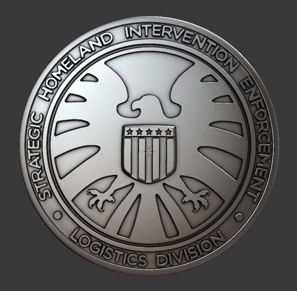 Marvel shield badge