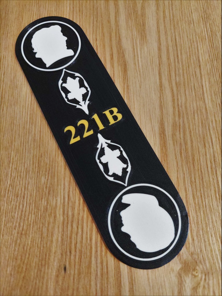 Sherlock and Watson 221B Bookmark