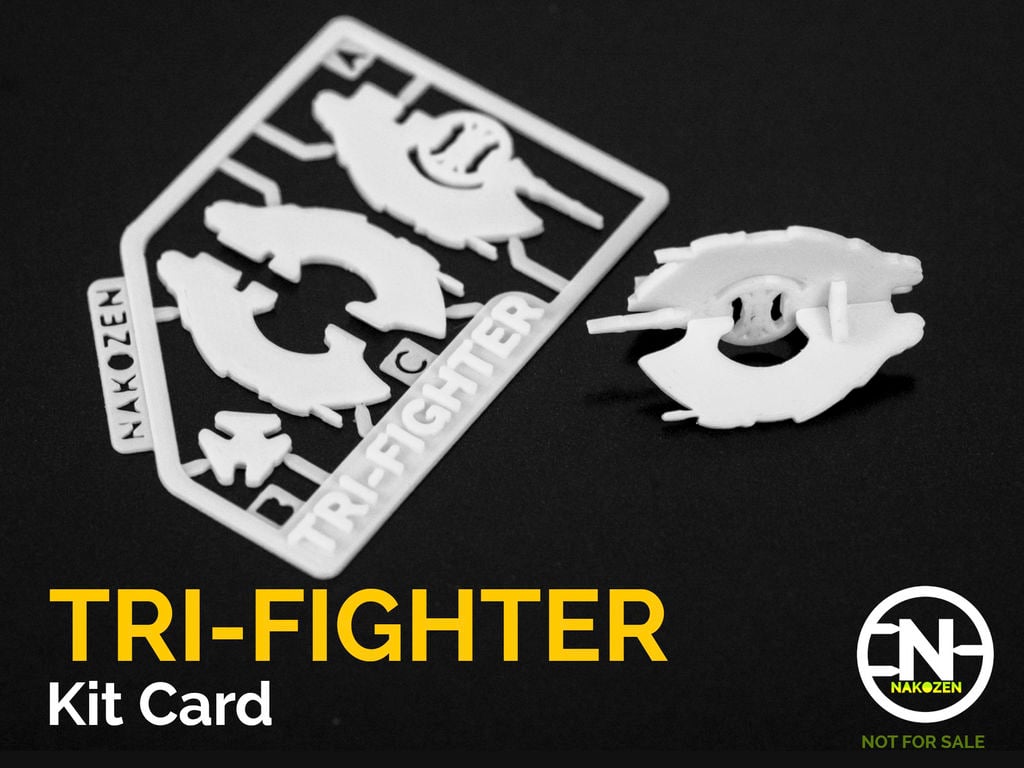 Tri-Fighter Mini Kit Card