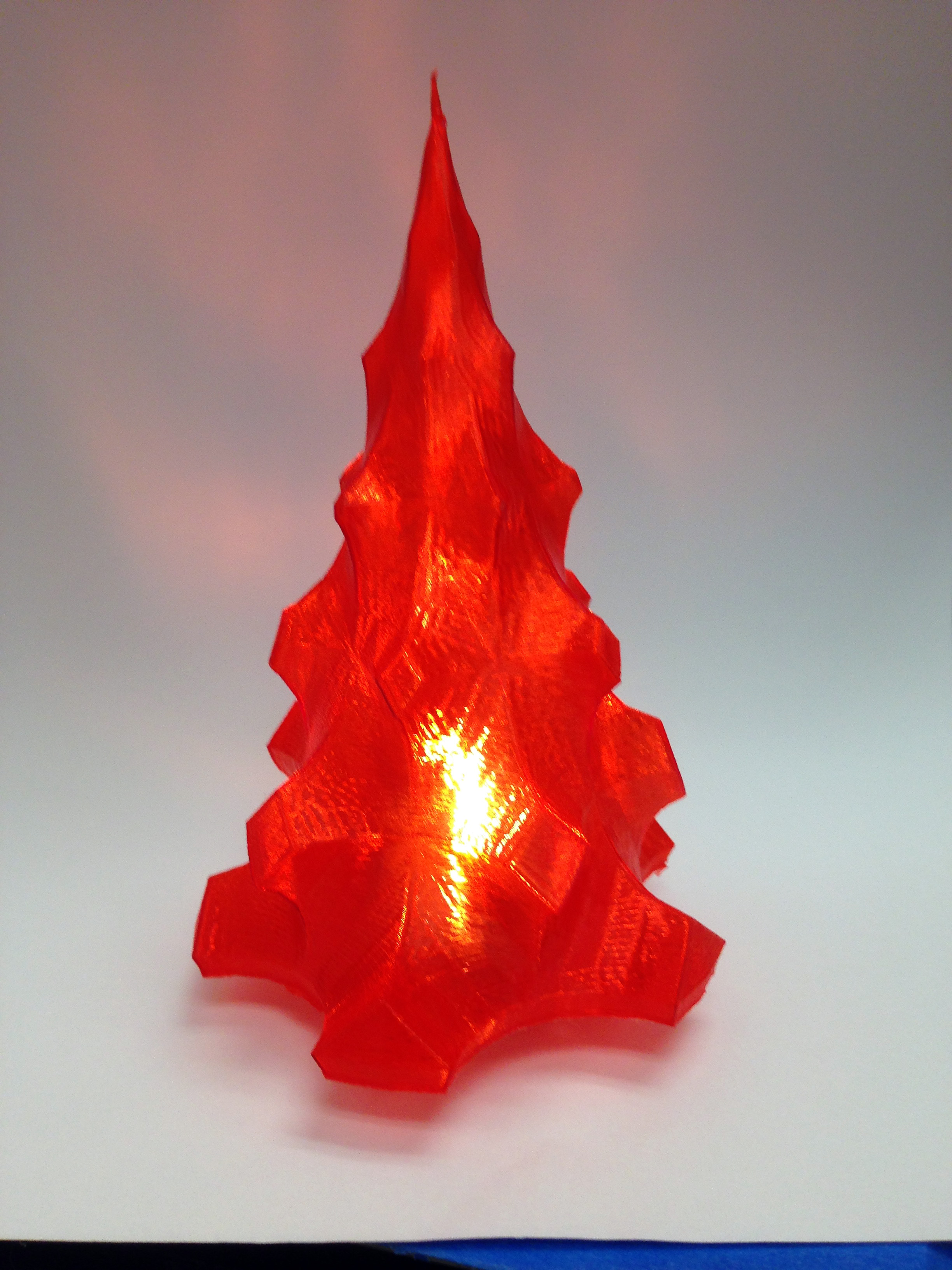 Mini LED tealight christmas tree
