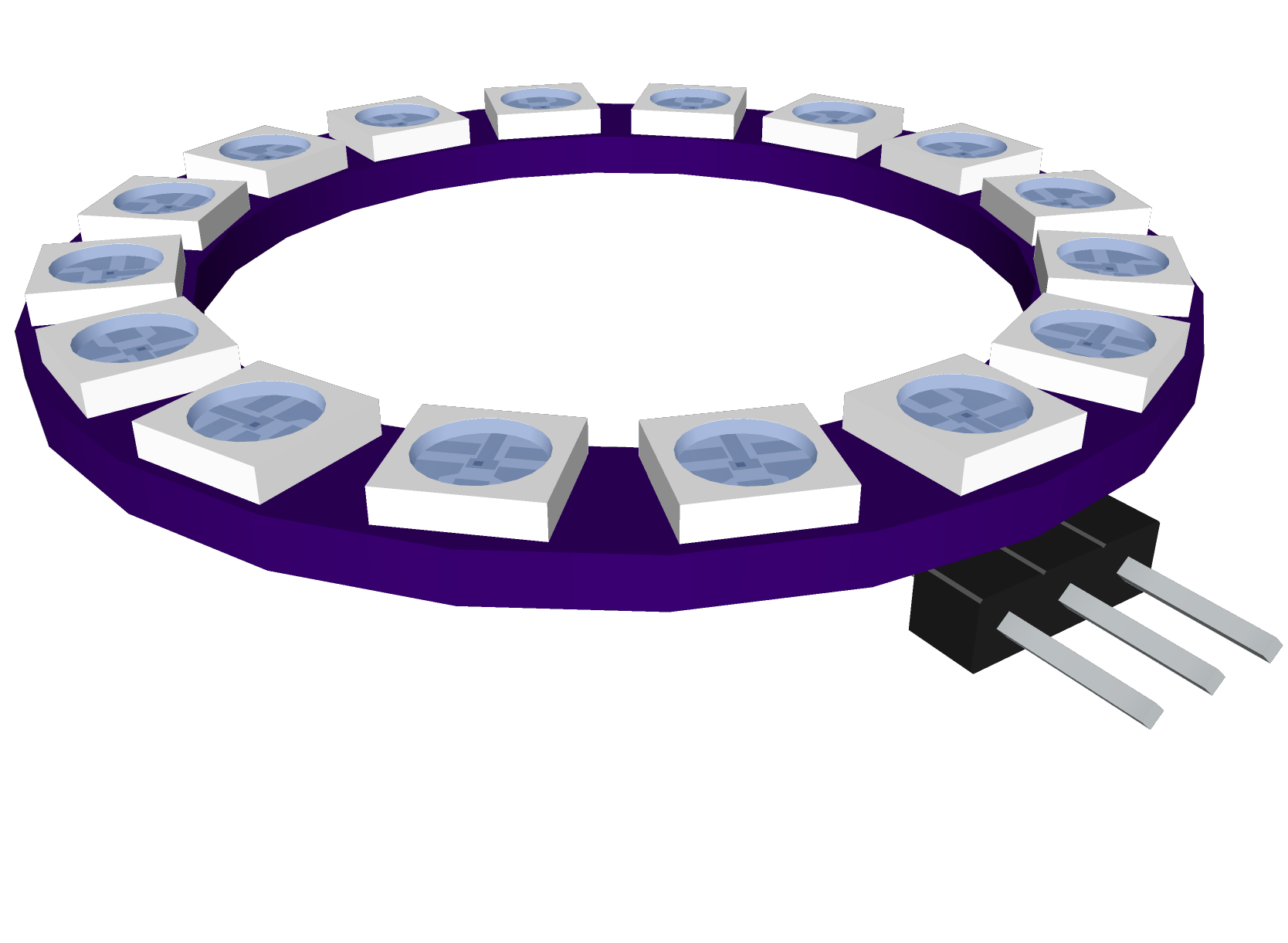 NeoPixel Ring LED (RGB/16)