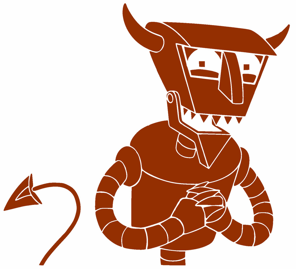 The Robot Devil stencil 2
