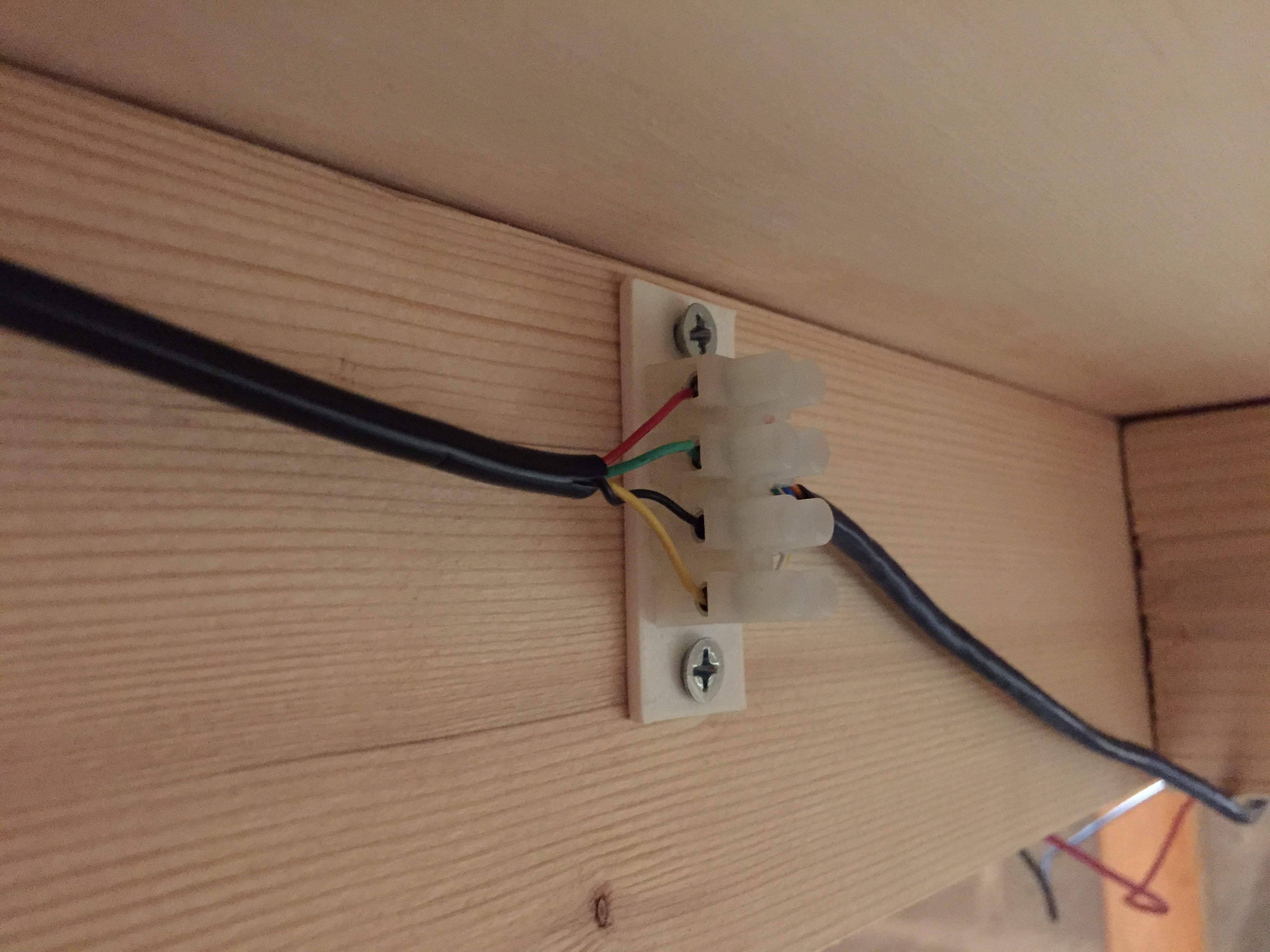 european terminal block press fitted mount / base