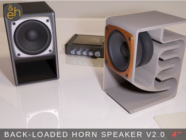 4″ Back Horn Speaker V2.0 Bluetooth Active Passive