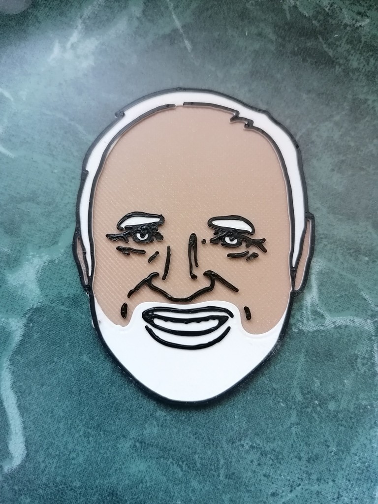 Hide the Pain Harold 2d art and magnet 