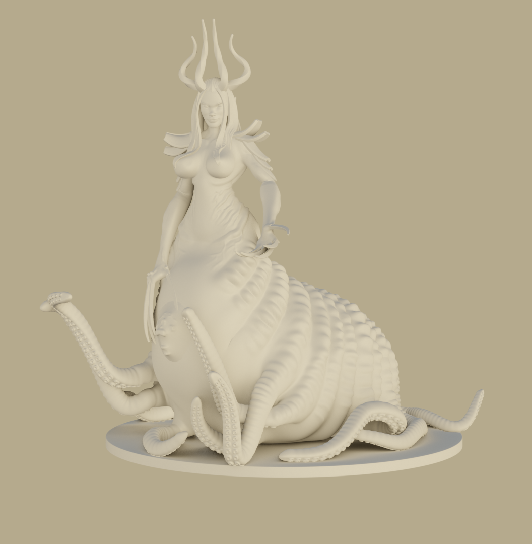 Tentacle Mom - Tabletop Miniature