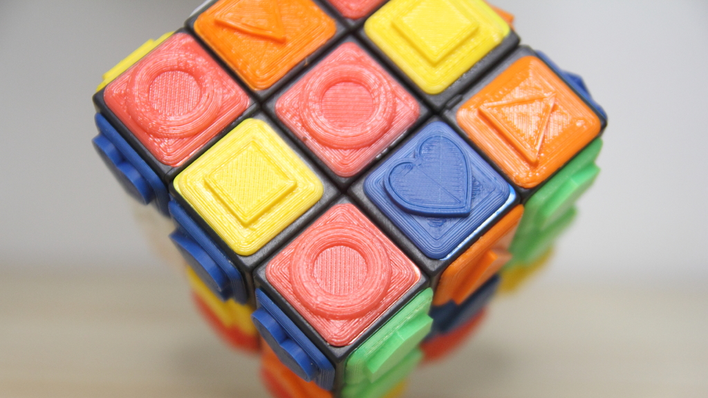 Cubo Rubik con texturas 